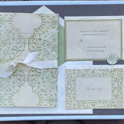 Box Filled With Blank Invitations 