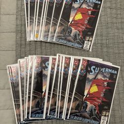 28 Copies Of Superman 75 3rd Print Comic