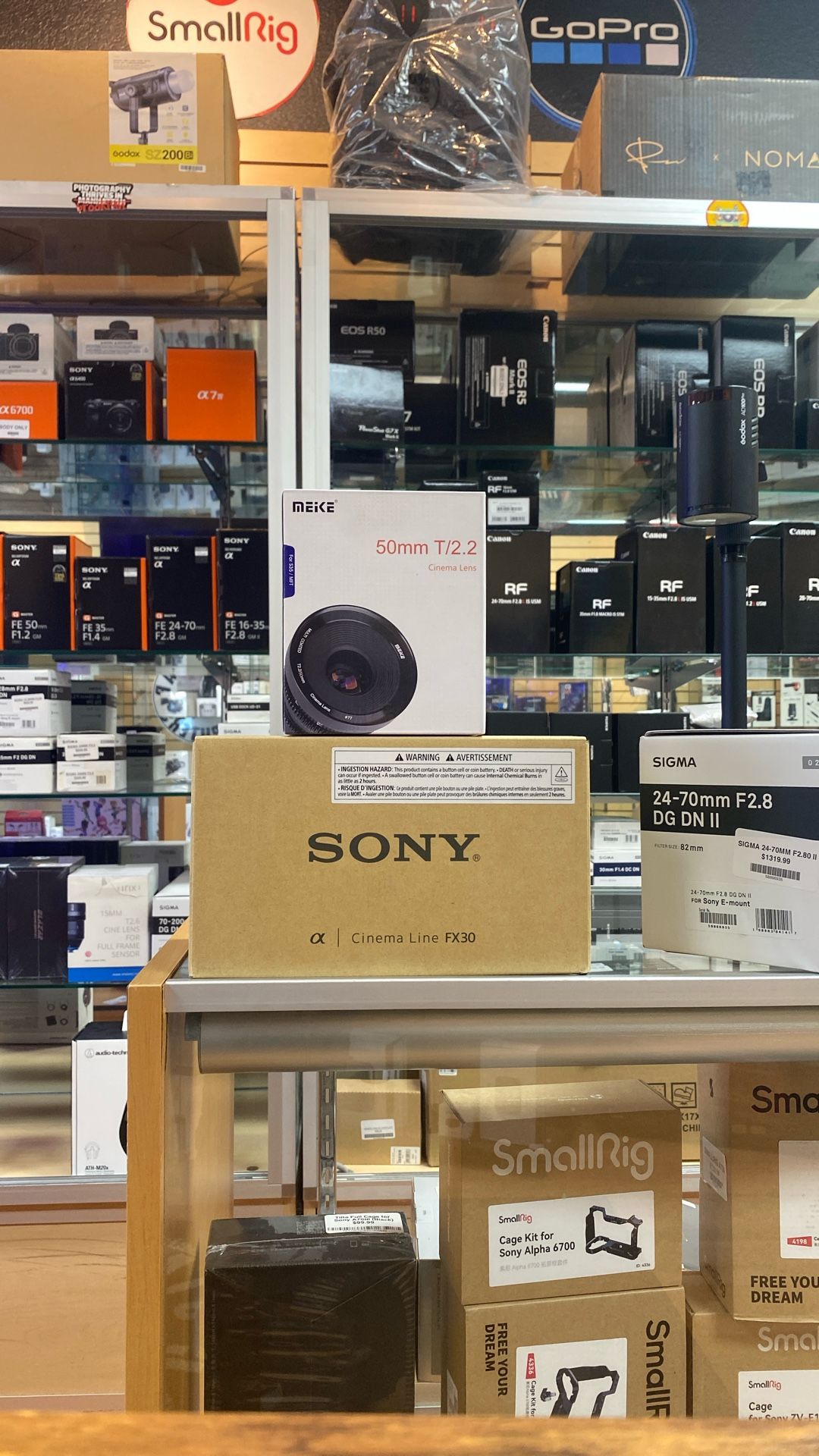 Sony FX30 With Meike 50mm T2.2
