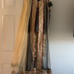 4 pieces indian dress
