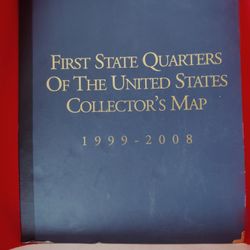 FIRST STATES QUARTERS OF THE U.S.COLLECTORS MAP 1(contact info removed)
