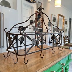 Tuscan / French Country Pot  Rack Or Mug Holder