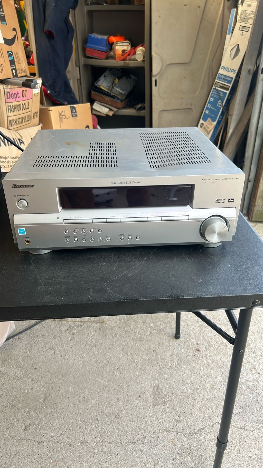 Pioneer SX-315 Receiver HiFi Stereo Vintage 5.1 Channel Home Theater Audio Radio
