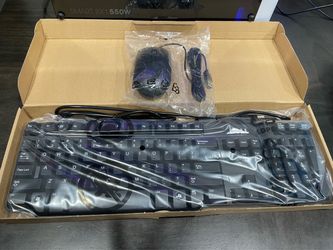 Brand New Dell Wired Keyboard And Mouse Combo