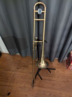Olds Vintage Trombone with Vintage Vincent Bach 6 1/2 AL 6.5 AL Mouthpiece (numerous dents)