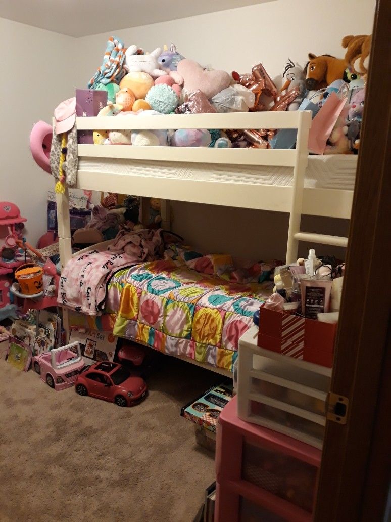 White Bunk Beds