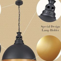 Corlaceling Black Pendant Light 