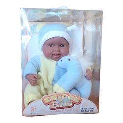 Vintage Lots To Cuddle Babies Black Boy African American Blue Pony Berenguer NOS