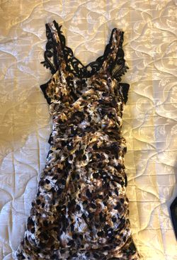 Leopard dress size small