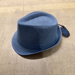 Blue Trilby Fedora Hat - New - Justin Timberlake Costume