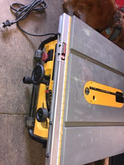 Dewalt table sAw DWE7480