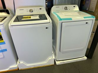 Samsung white washer and dryer set