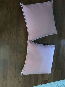 Peach pillows
