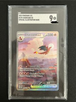 Charizard Ex #199 Pokemon Scarlet & Violet 151 SGC 9