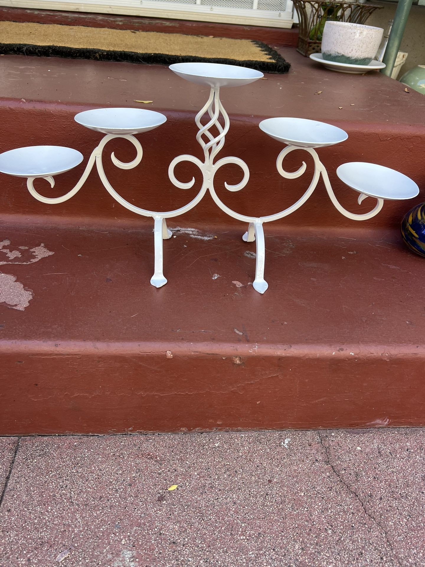 Metal Candle Holder 23” Long