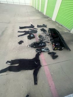 Large lot of scuba gear