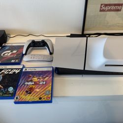 PS5 DISC BUNDLE - USED 2X - NO BOX -$500 