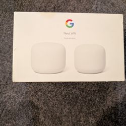 Google Nest Wifi Router and Point