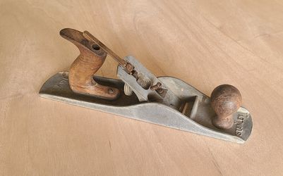 Stanley Aluminum Type 13 Bench Wood Plane Pat April 19-10 No. A5
