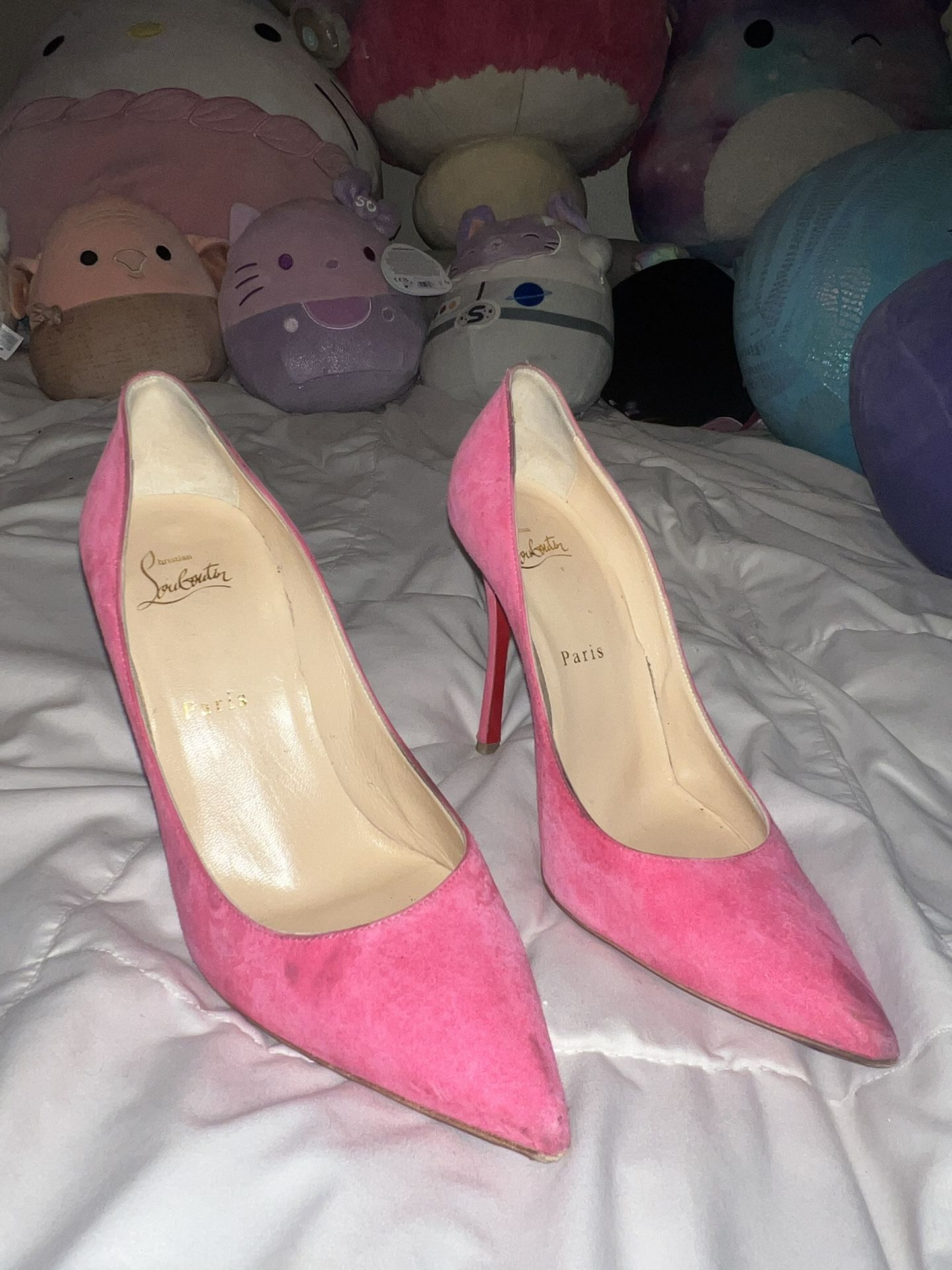 Decoltish 100 Suede Christian Louboutin