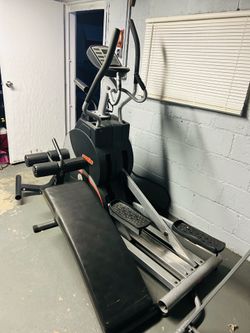 Eliptical and bench