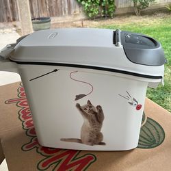 Cat Food Storage Bin