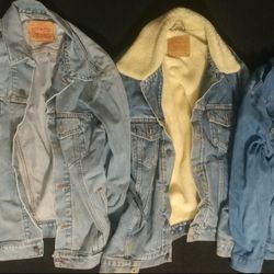 3 LEVI'S JACKETS ALL SIZE X-LARGE FOR $50