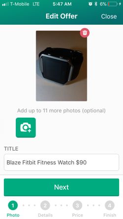 Fitbit Blaze Fitness Watch View text Messages Change songs