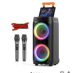 JYX Speaker Bluetooth T9 Karaoke Machine for Adults with 500-watt Power Open Box $140