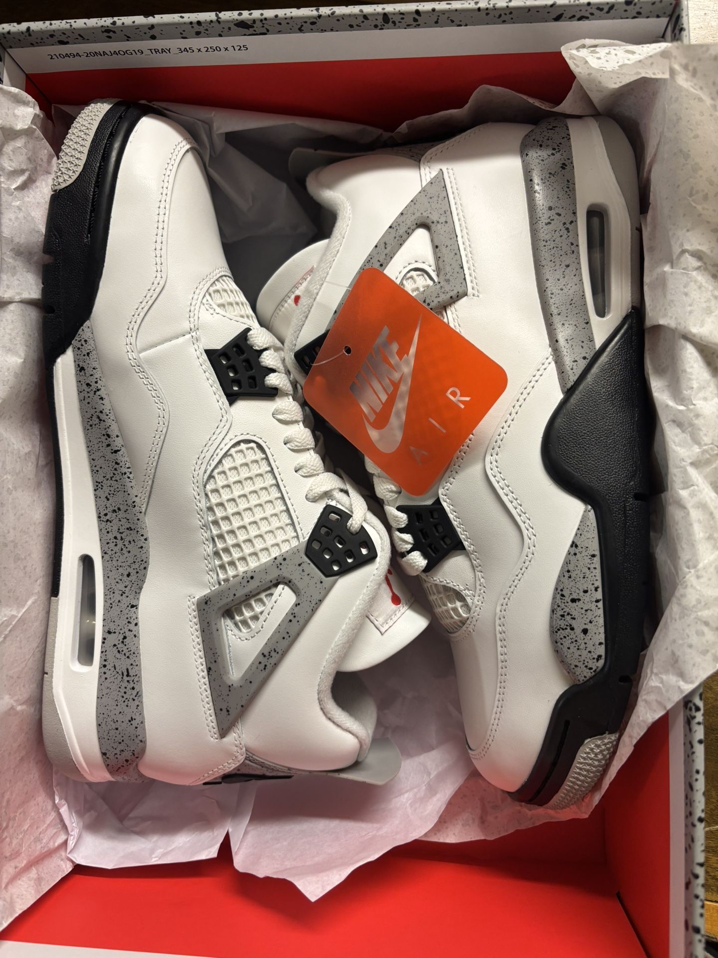 Air Jordan 4 Cement Size 9.5 $300