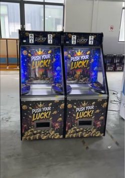 Wooden Coin Pusher Machine Brand New