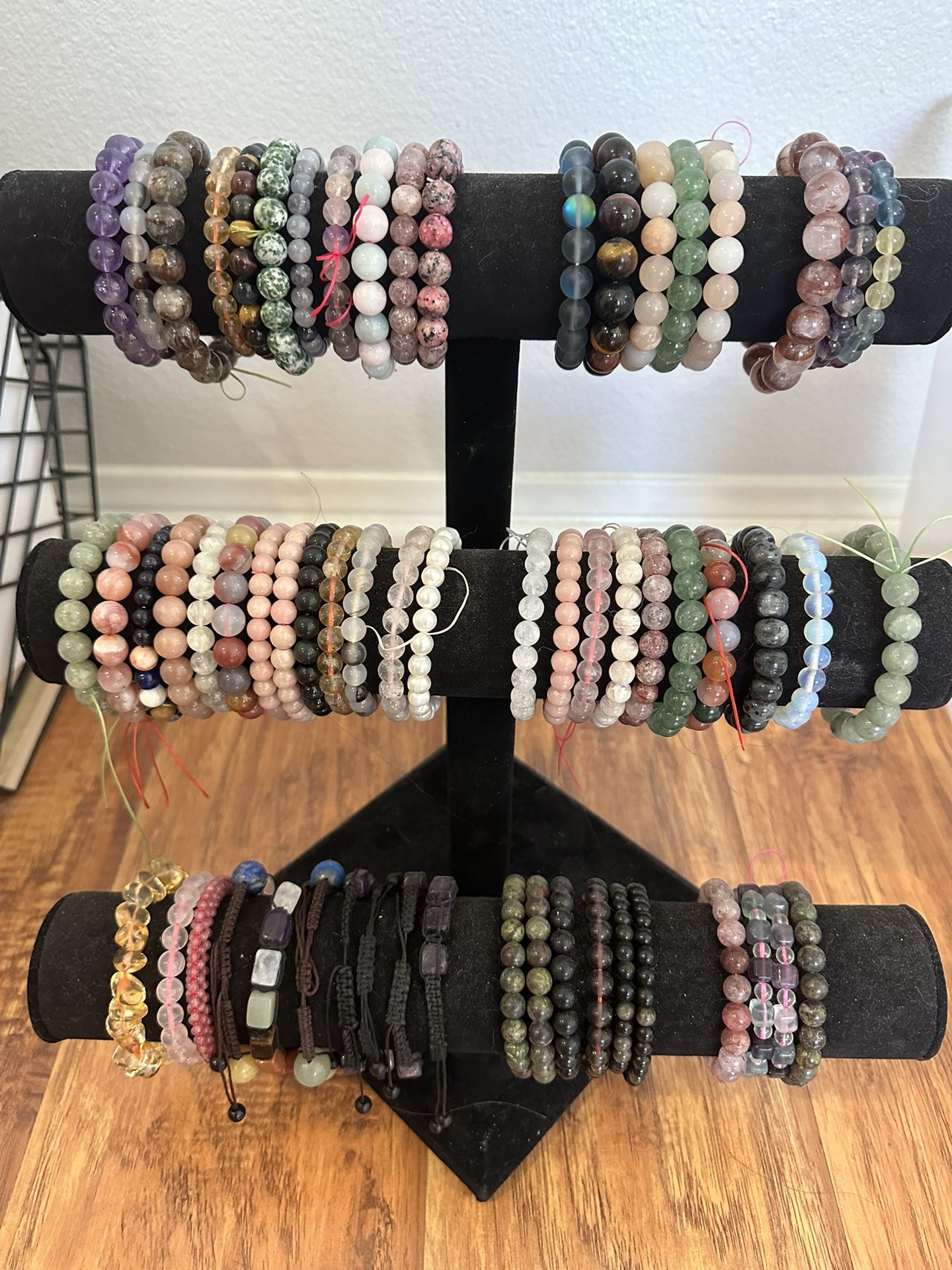 Crystal Gemstone Bracelets 