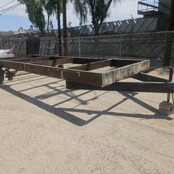 20 foot heavy duty dual axle trailer. Needs to be finished.
