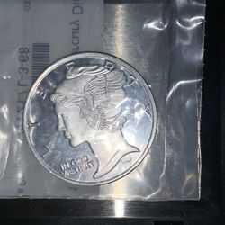1oz Silver Round Mercury Dime $70