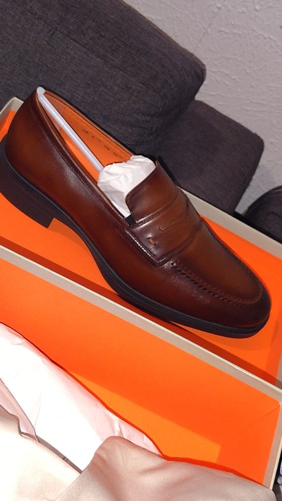 Santoni
Men's Easy Leather Penny Loafers