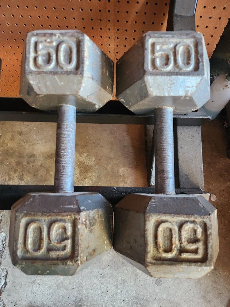 50 LBS DUMBBELL PAIR