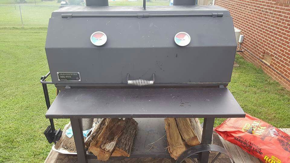 Over Under Smoker with Cover