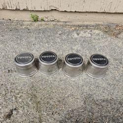 Vintage 80s Toyota Center Caps And 14 Inch Trim Rings