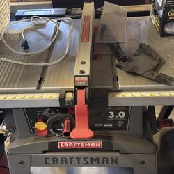 Craftsman Table Saw w/ Stand – Works Great – Jobsite / Workshop Saw