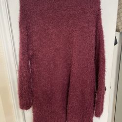 Burgundy Cardigan L