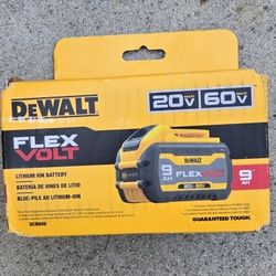 Dewalt 60v Flexvolt Battery 9.0 Ah Brand New 