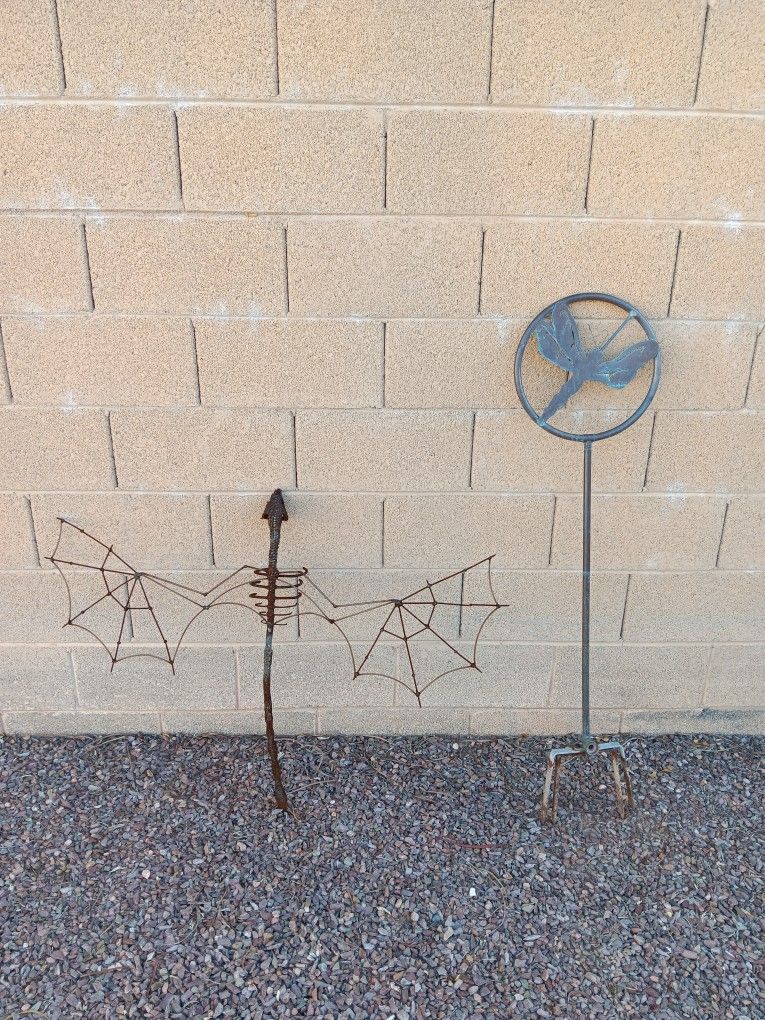 Rusty Metal Yard Decor