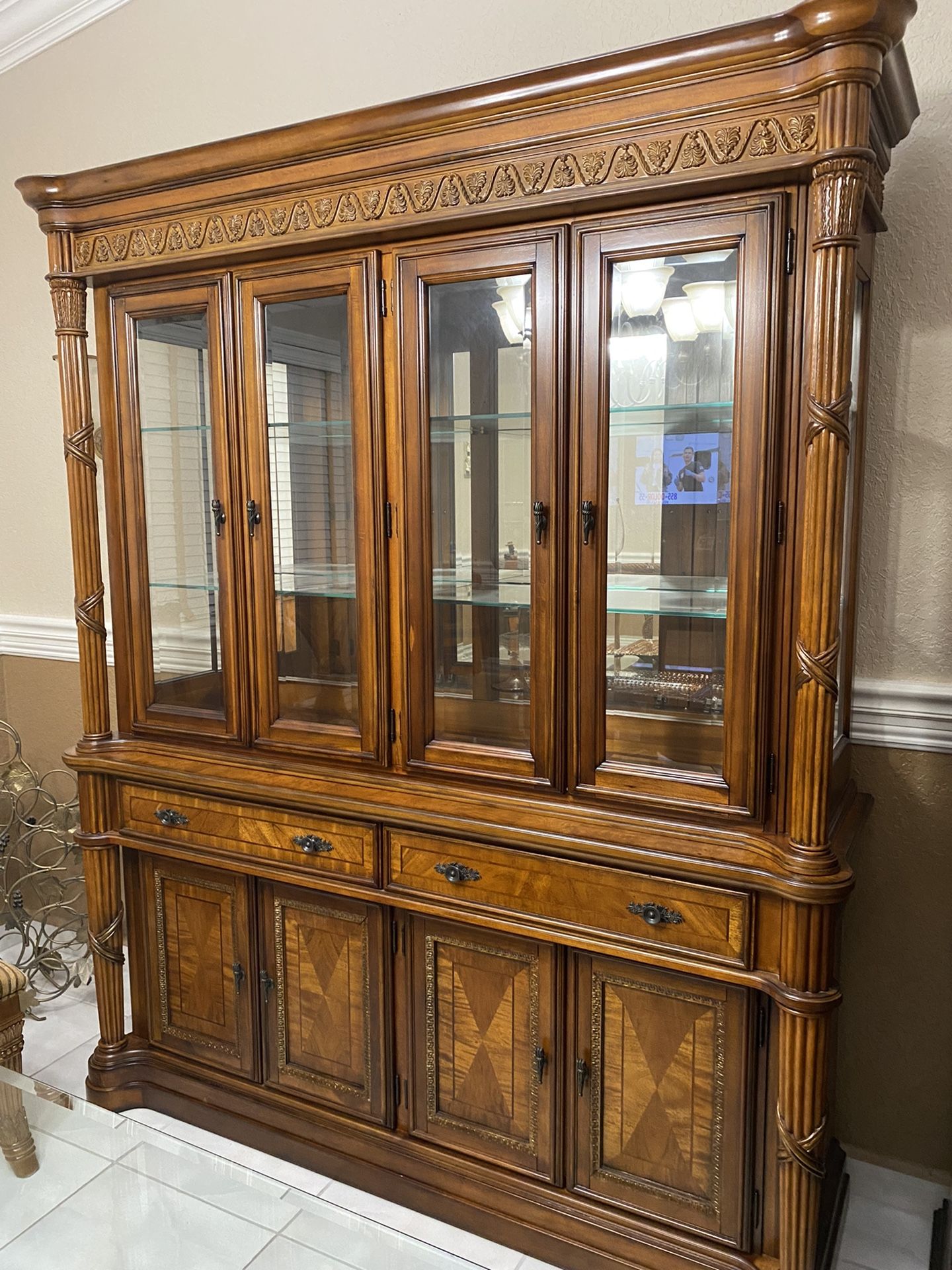 Solid Wood Dining Room Set