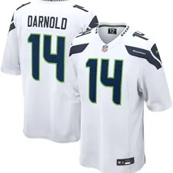 SEATTLE SEAHAWKS SAM DARNOLD WHITE STITCHED JERSEY SMALL UP TO 6XL