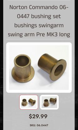 Bike bushings swingarm