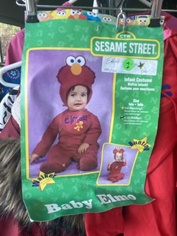 NEW Baby Elmo Halloween Costume 6-12 Mo.