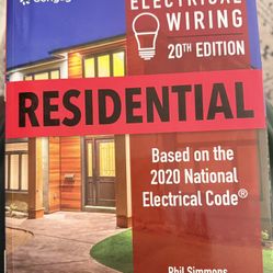 Cengage Residential Electrical Wiring 20th Edistion