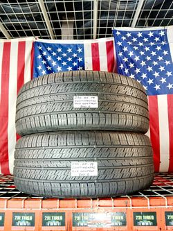 275/55R19 CONTINENTAL 4X4 CONTACT TRUCK SUV Used Tires (2)