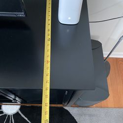 Black Solid Wood TV Stand - Size 70”x20”