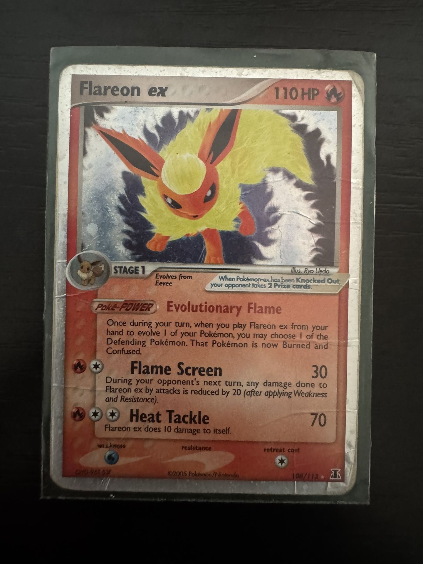 Pokemon card Flareon